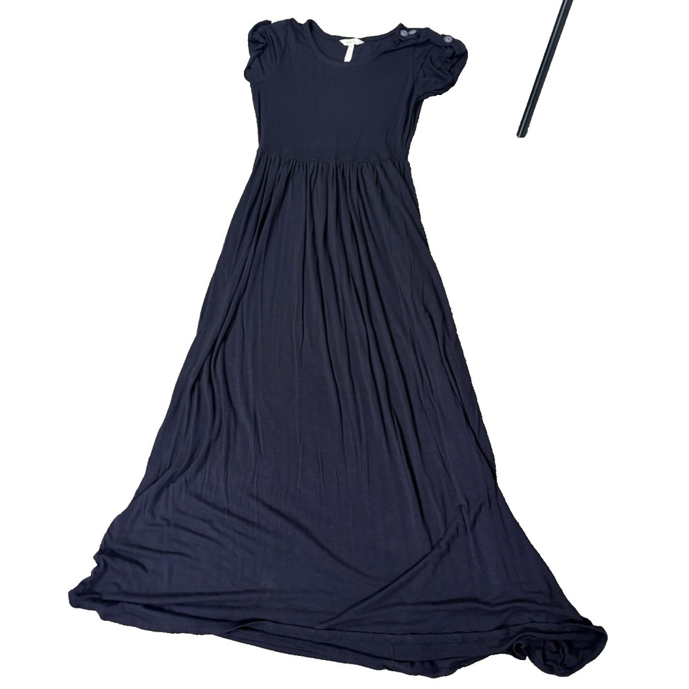 Matilda Jane Black Maxi Dress with Pockets Womens Size Small